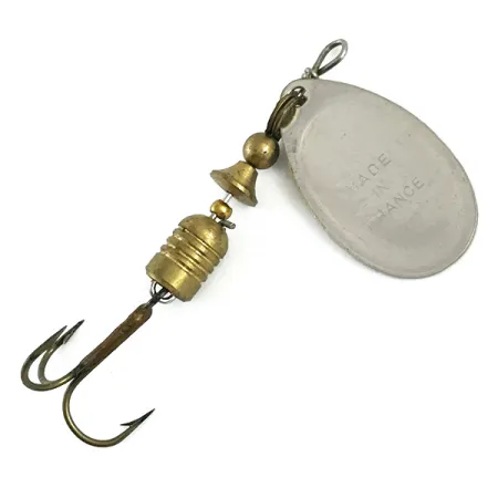 Mepps Aglia 2 - модель 1950-х років, срібло, 4,5 г, блешня оберталка (вертушка) #5906