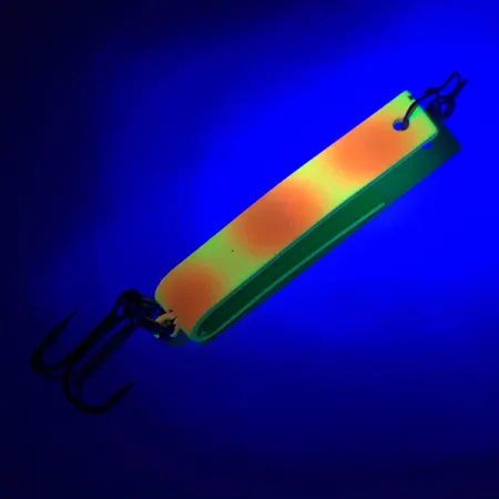 Luhr Jensen Super-Duper 503 UV (світиться в ультрафіолеті), червоний/жовтий, 4,3 г, блесна коливалка (колебалка) #5947