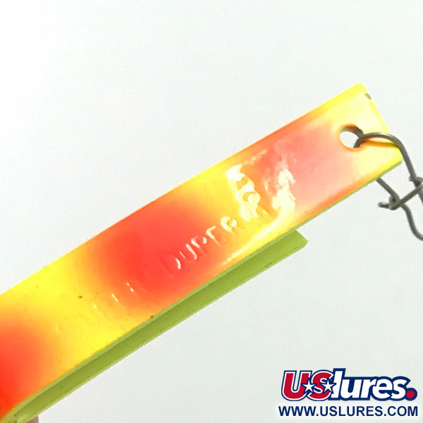 South Bend  Super-Duper 503 UV (світиться в ультрафіолеті), жовтий/червоний, 4,3 г, блесна коливалка (колебалка) #5930