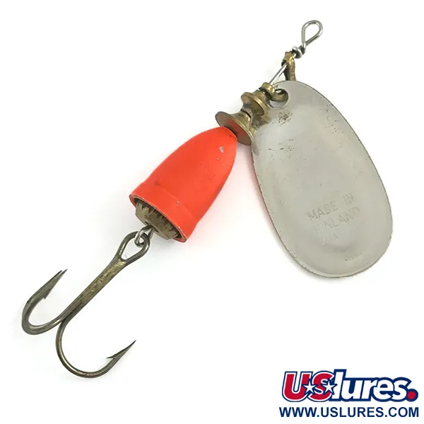  Blue Fox Super Vibrax 3 UV (світиться в ультрафіолеті), срібло, 8 г, блешня оберталка (вертушка) #5913