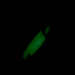  Luhr Jensen Crippled Herring UV (світиться в ультрафіолеті та в темряві), білий/зелений UV Glow - світиться в темряві та ультрафиолете, 21 г, блесна коливалка (колебалка) #5921