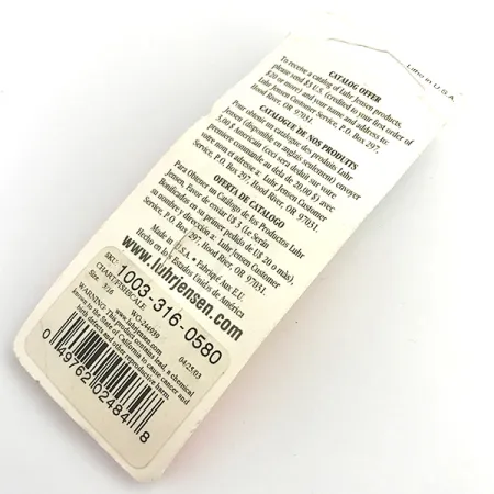 Luhr Jensen Krocodile UV (світиться в ультрафіолеті), жовтий, 7 г, блесна коливалка (колебалка) #5922