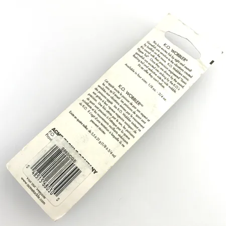 Acme K.O. Wobbler UV (світиться в ультрафіолеті), жовтий/зелений/нікель, 21 г, блесна коливалка (колебалка) #5923