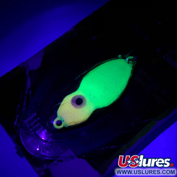 Lindy / Little Joe Frostee Jigging Spoon, Шартрез UV - світиться в ультрафіолеті, 7 г, блесна коливалка (колебалка) #5924
