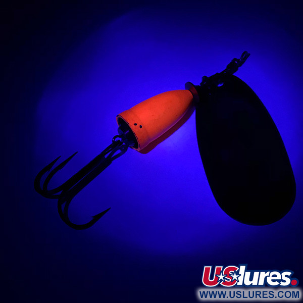  Blue Fox Super Vibrax 5 UV (світиться в ультрафіолеті), золото/помаранчевий UV - світиться в ультрафіолеті, 13 г, блешня оберталка (вертушка) #5931