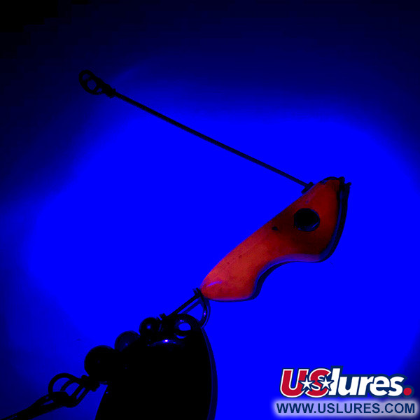  Erie Dearie Walleye Killer, приманка на судака, нікель/червоний, 14 г, блешня оберталка (вертушка) #5932