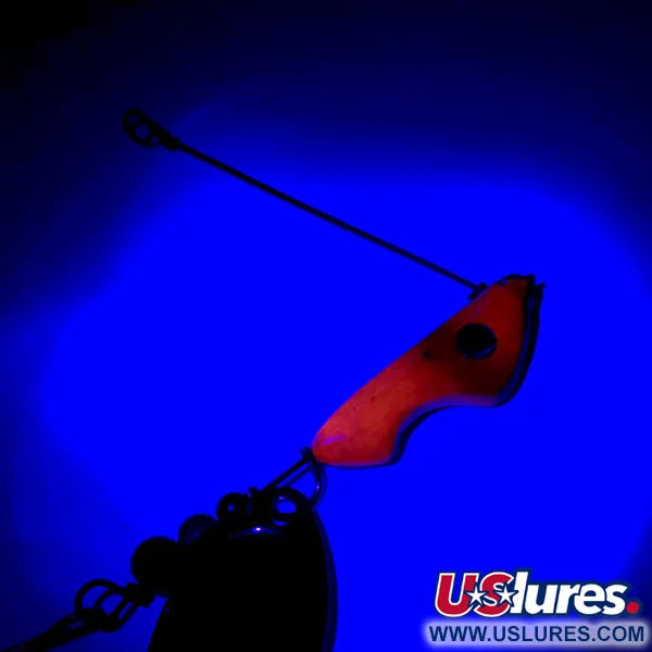  Erie Dearie Walleye Killer, приманка на судака, нікель/червоний, 14 г, блешня оберталка (вертушка) #5932