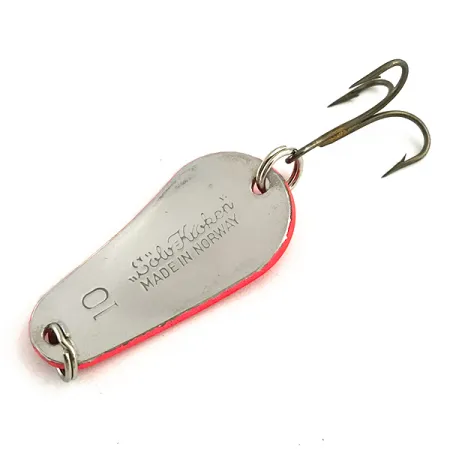 Sølvkroken Spesial Classic UV (світиться в ультрафіолеті), червоний UV/срібло, 9 г, блесна коливалка (колебалка) #6309