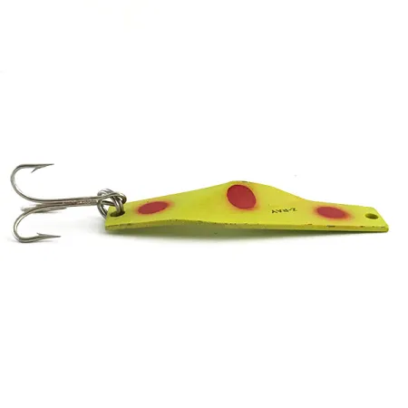 Z-RAY Lures Z-Ray Model 125, жовтий/червоний Glow, 11 г, блесна коливалка (колебалка) #5939