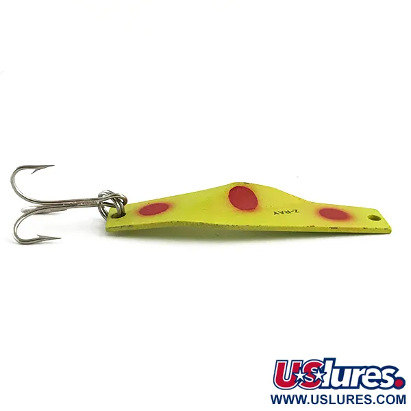 Z-RAY Lures Z-Ray Model 125, жовтий/червоний Glow, 11 г, блесна коливалка (колебалка) #5939