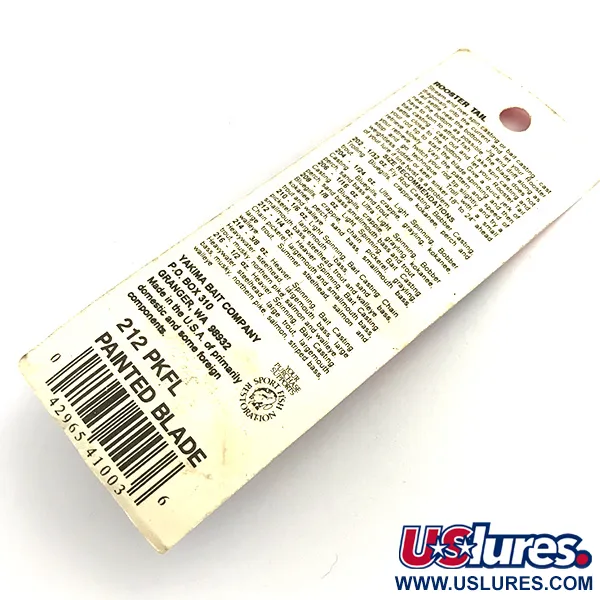 Worden’s Original Rooster Tail UV (світиться в ультрафіолеті)