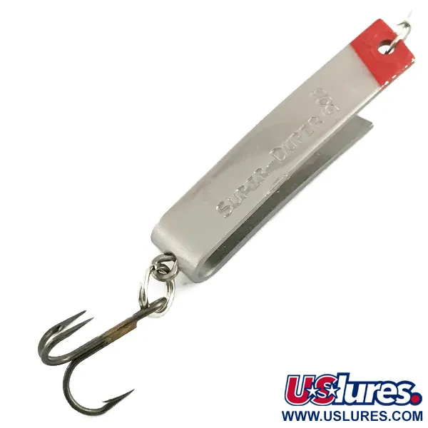 South Bend Super-Duper 503, нікель/червоний, 4,3 г, блесна коливалка (колебалка) #5950