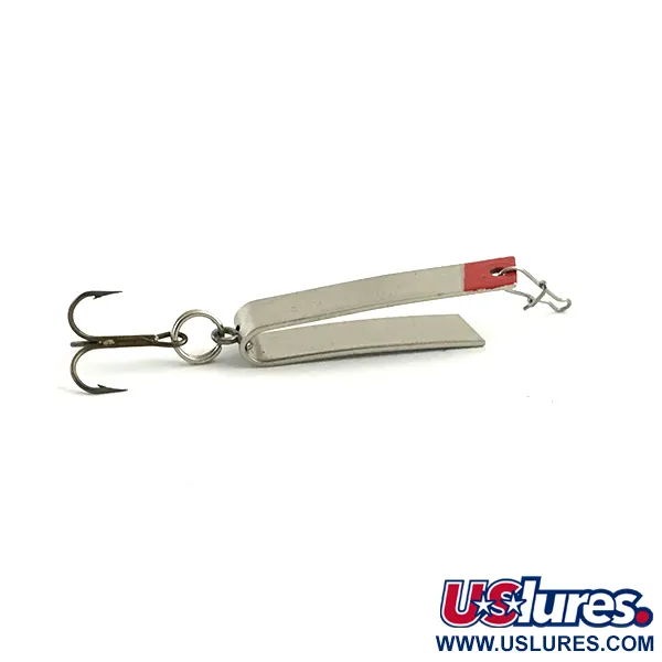  Luhr Jensen Super-Duper 502, нікель/червоний, 2,5 г, блесна коливалка (колебалка) #5953