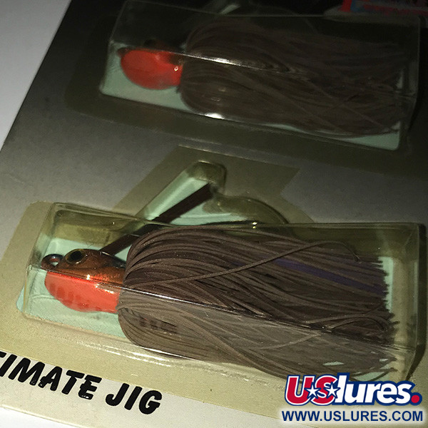  DUH Ultimate Jig джиг-незачіпляйка UV (світиться в ультрафіолеті), коричневий/червоний, 12 г, до рибалки #5964