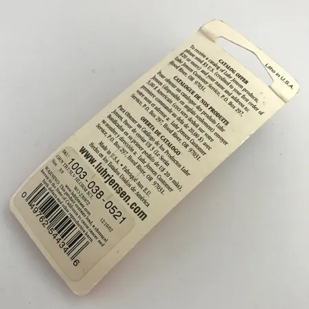 Luhr Jensen Krocodile DIE #3 UV (світиться в ультрафіолеті), райдужна форель, 10 г, блесна коливалка (колебалка) #5958