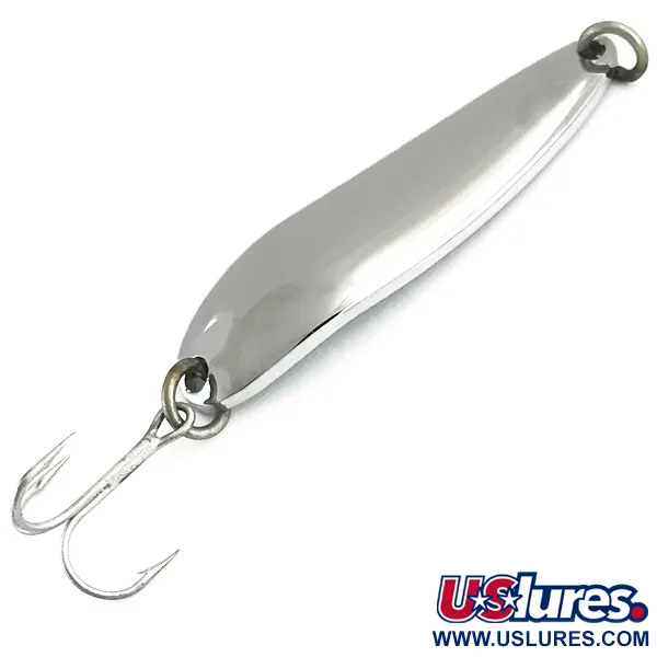 Luhr Jensen Krocodile DIE #4, нікель, 19 г, блесна коливалка (колебалка) #5960