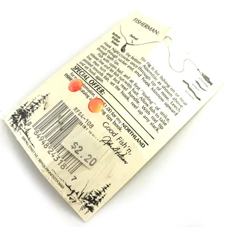 Northland Live Fishing Bait Roach Rig UV (світиться в ультрафіолеті), помаранчевий/неоновий, до рибалки #5967