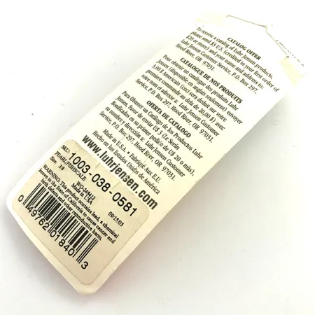 Luhr Jensen Krocodile DIE #3, білий перламутр/голограма бело-рожева, 14 г, блесна коливалка (колебалка) #5970