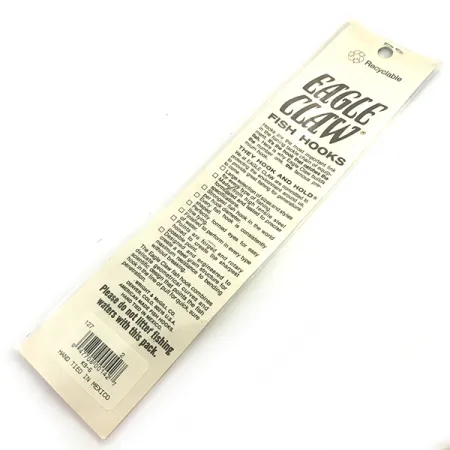 Other Eagle Claw Snelled Hooks 2 крючки с поводком, комплект 6 шт., до рибалки #5973