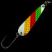 Luhr Jensen Needlefish, білий/червоний/жовтий/зелений, 11,5 г, блесна коливалка (колебалка) #5977