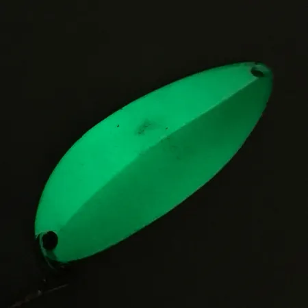 Seneca Little Cleo (Hula Girl, світиться в темряві), білий/зелений/нікель, 14 г, блесна коливалка (колебалка) #5981