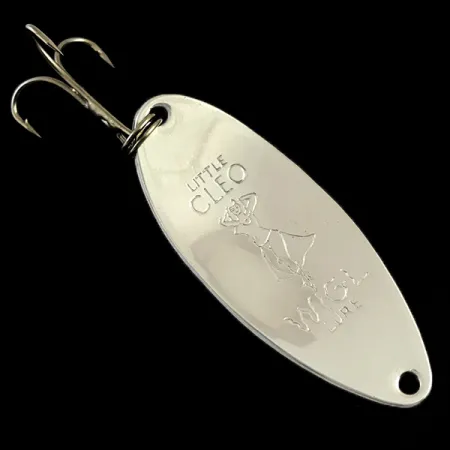 Seneca Little Cleo (Hula Girl, світиться в темряві), білий/помаранчевий/нікель, 18 г, блесна коливалка (колебалка) #5982