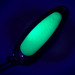  Blue Fox Pixee UV (світиться в ультрафіолеті), карбований нікель/зелений, 14 г, блесна коливалка (колебалка) #5984