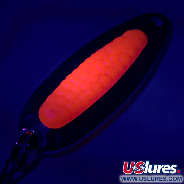  Blue Fox Pixee UV (світиться в ультрафіолеті), карбований нікель/рожевий, 7 г, блесна коливалка (колебалка) #5985
