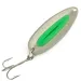  Blue Fox Pixee UV (світиться в ультрафіолеті), карбований нікель/зелений, 7 г, блесна коливалка (колебалка) #5986
