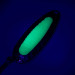  Blue Fox Pixee UV (світиться в ультрафіолеті), карбований нікель/зелений, 7 г, блесна коливалка (колебалка) #5986