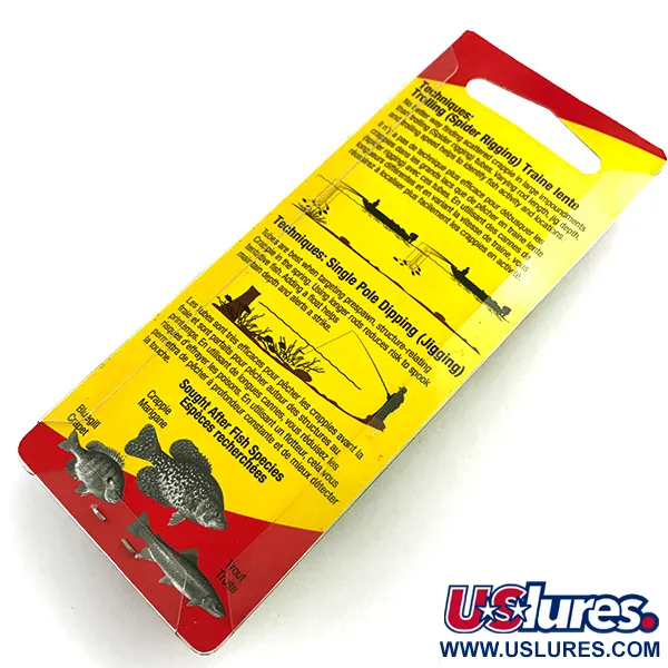 Johnson Crappie Buster UV (світиться в ультрафіолеті), силікон, до рибалки #6020