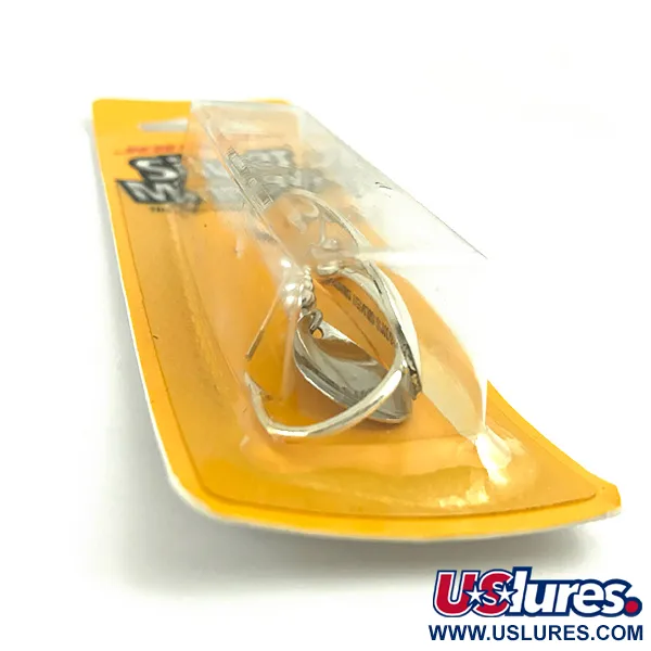  Незачіпляйка Johnson Silver Minnow, з пелюсткою, покриття сріблом, срібло/покриття справжнім сріблом, 14 г, блесна коливалка (колебалка) #6103