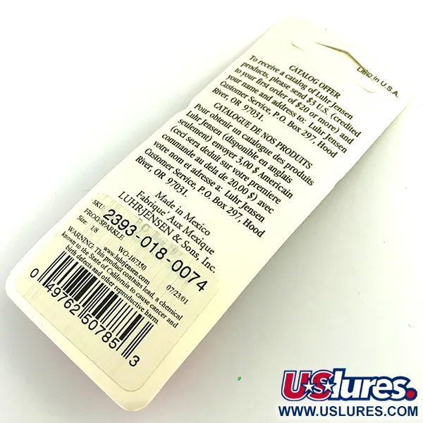  Luhr Jensen Hot Tail, , 3,5 г, блешня оберталка (вертушка) #6122