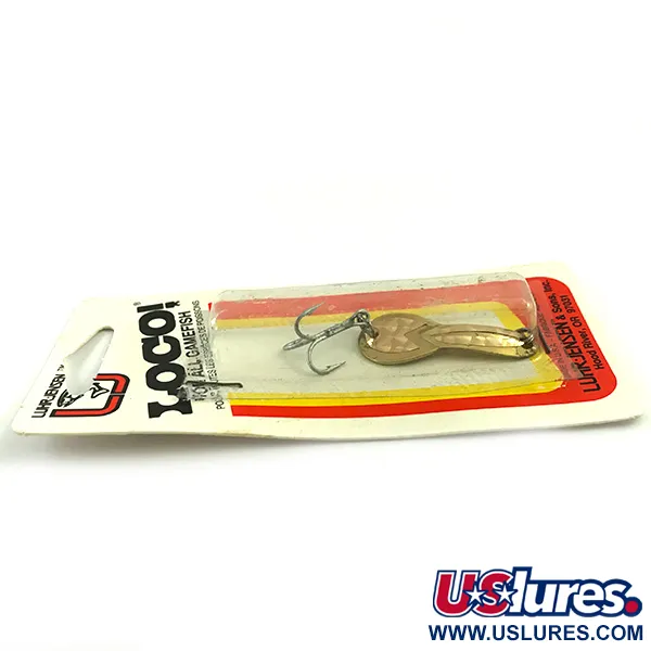 Luhr Jensen Loco 1, золото, 4 г, блесна коливалка (колебалка) #6052