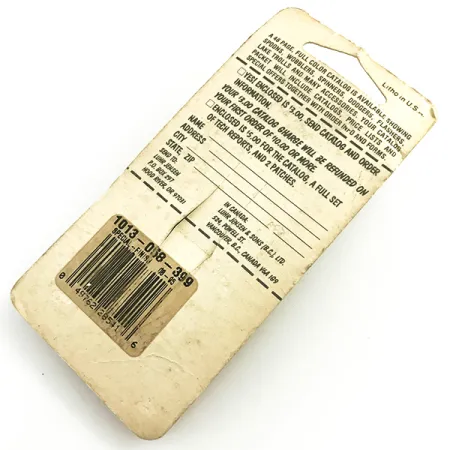 Krocodile Stubby Luhr Jensen, червоний/нікель, 18 г, блесна коливалка (колебалка) #6053