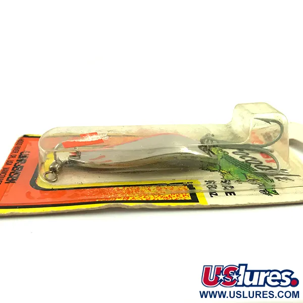 Krocodile Stubby Luhr Jensen, червоний/нікель, 18 г, блесна коливалка (колебалка) #6053