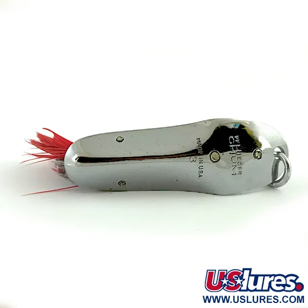 Pflueger Chum 3, нікель/червоний, 14 г, блесна коливалка (колебалка) #6062