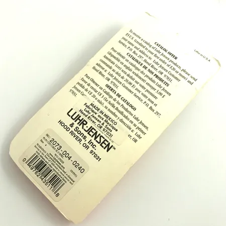 Luhr Jensen Tee Spoon, зелений/неоновий жовтий світиться в ультрафіолеті, 14 г, блешня оберталка (вертушка) #6069