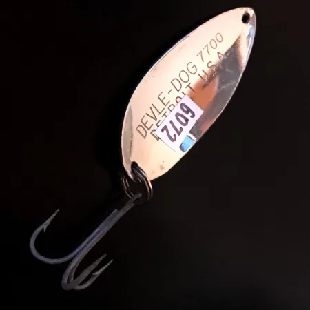 Eppinger Dardevle Devle-Dog 7700, нікель/синій, 14 г, блесна коливалка (колебалка) #6072