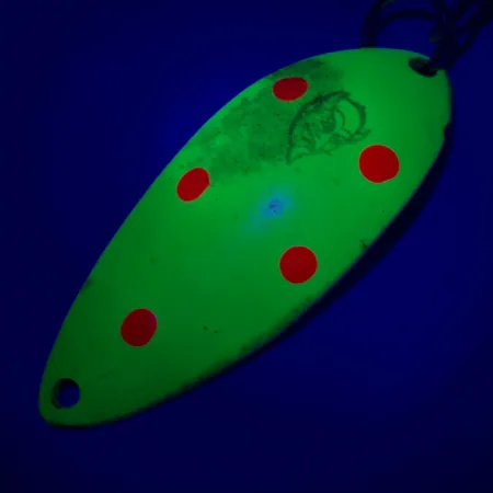 Eppinger Dardevle Devle-Dog 7700 UV (світиться в ультрафіолеті), жовтий/червоний/нікель, 14 г, блесна коливалка (колебалка) #6075