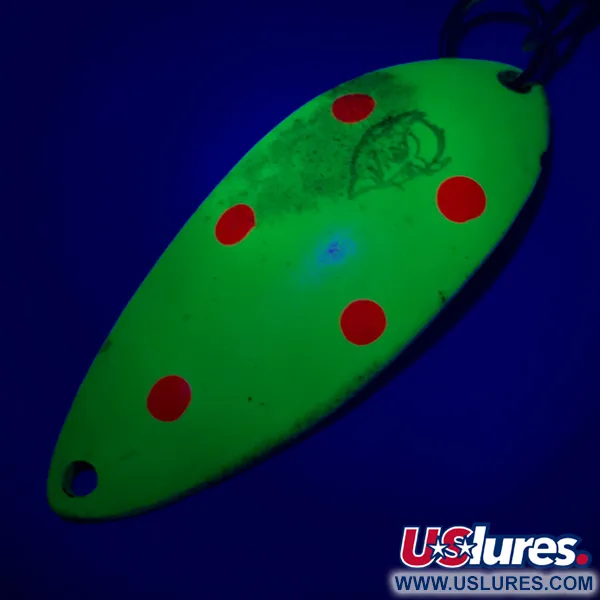 Eppinger Dardevle Devle-Dog 7700 UV (світиться в ультрафіолеті), жовтий/червоний/нікель, 14 г, блесна коливалка (колебалка) #6075