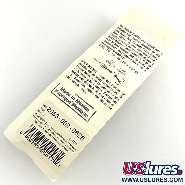  Luhr Jensen Fire Max Miracle 2 - з можливістю заміни гачка, нікель/рожевий, 7 г, блешня оберталка (вертушка) #6120