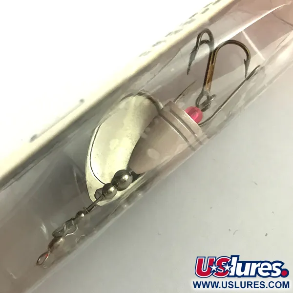  Luhr Jensen Fire Max Miracle 2 - з можливістю заміни гачка, бордовий/білий перламутр, 7 г, блешня оберталка (вертушка) #6080