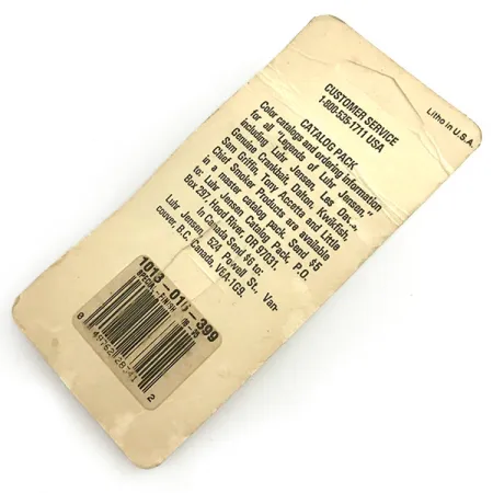 Luhr Jensen Krocodile Stubby UV (світиться в ультрафіолеті), нікель/помаранчевий/UV - світиться в ультрафіолеті, 5 г, блесна коливалка (колебалка) #6085