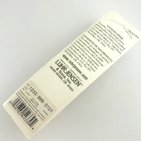 Luhr Jensen Krocodile Stubby, Карбоване золото/червоний, 18 г, блесна коливалка (колебалка) #6086