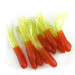 Creme Lure Co Creme Mini Tail, силікон, 10 шт. UV (світиться в ультрафіолеті), морквяний/зелений UV - світиться в ультрафіолеті, , до рибалки #13509
