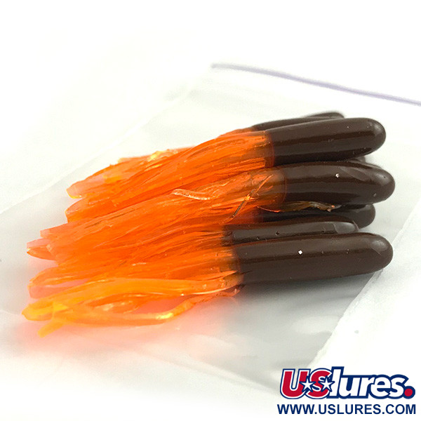 Creme Lure Co Creme Mini Tail, силікон UV (світиться в ультрафіолеті), коричневий/помаранчевий UV - світиться в ультрафіолеті, , до рибалки #12298