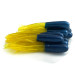 Creme Lure Co Creme Mini Tail, силікон UV (світиться в ультрафіолеті), синій/жовтий/UV - світиться в ультрафіолеті, , до рибалки #6092