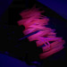 Creme Lure Co Creme Mini Tail, силікон UV (світиться в ультрафіолеті), чорний/рожевий/UV - світиться в ультрафіолеті, , до рибалки #12299