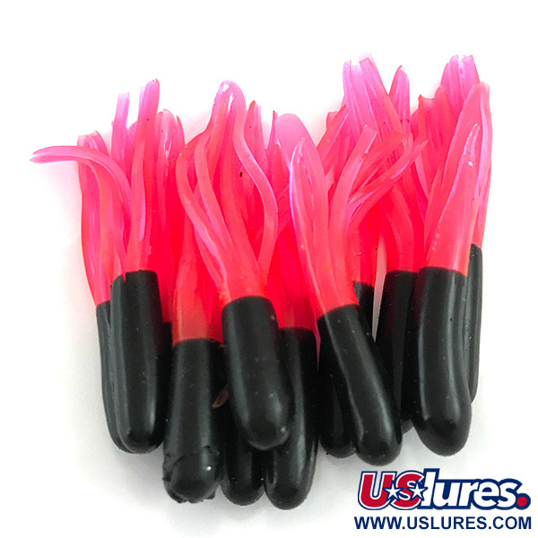 Creme Lure Co Creme Mini Tail, силікон UV (світиться в ультрафіолеті), чорний/рожевий/UV - світиться в ультрафіолеті, , до рибалки #6093